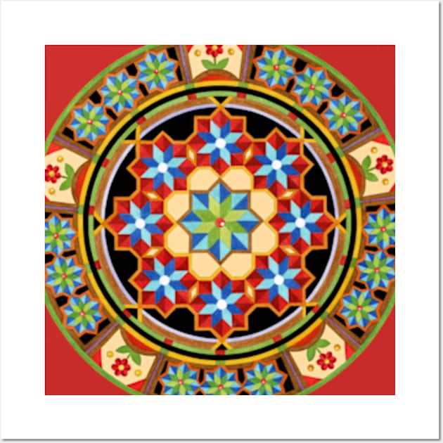 Westminster Mandala Design Wall Art by PatriciaSheaArt